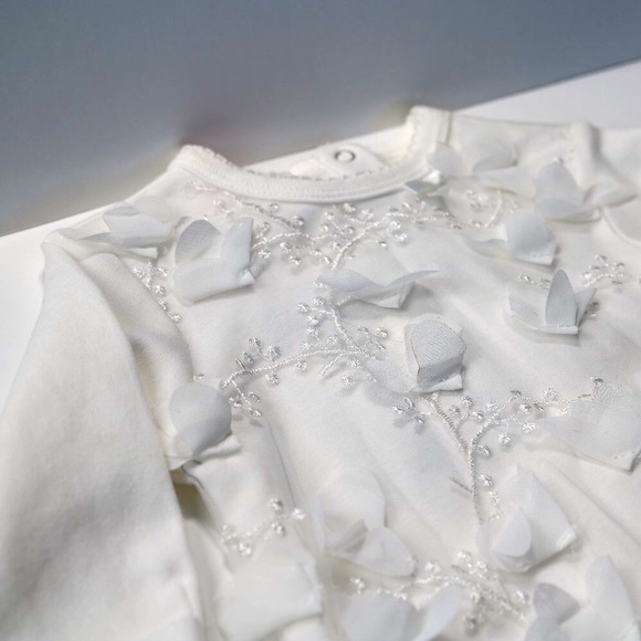 Baby Biscotti Floral Christening Gown - Picture 5 of 8